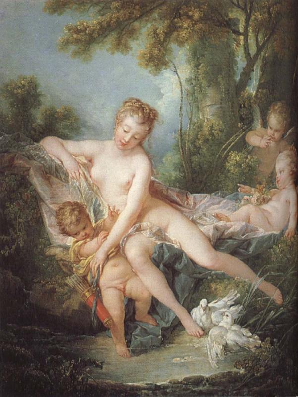 Francois Boucher Venus trost karleken oil painting picture